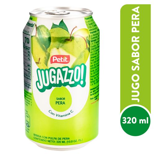 Jugazzo Petit Pera Lata - 320ml