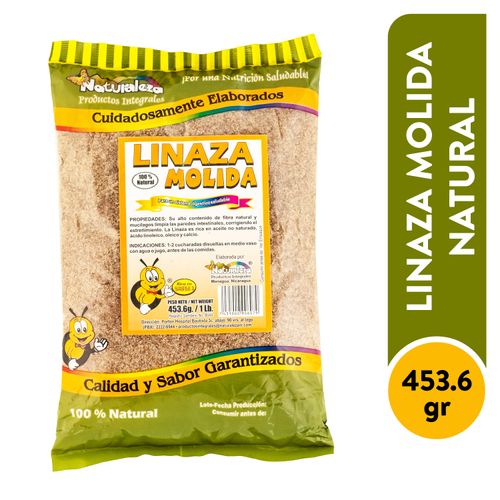 Linaza Naturaleza Molida - 454gr