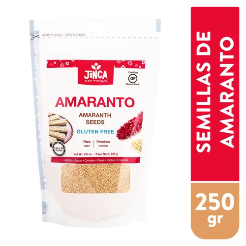 Semillas De Amaranto Jinca Foods 250Gr