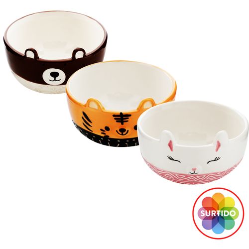 Bowl Mainstays de porcelana diseños de animales
