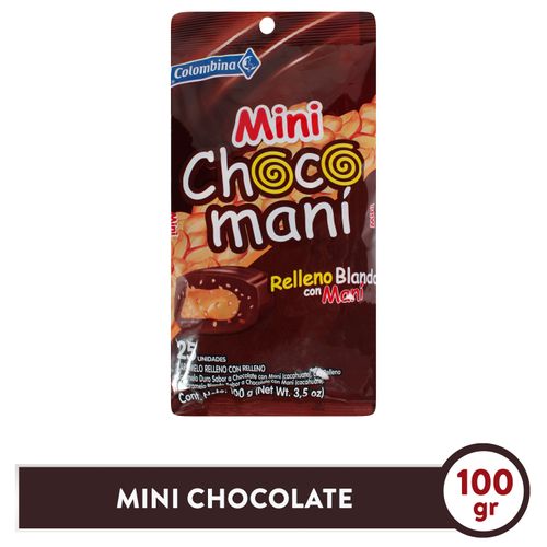 Dulce Colombina Mini Chocolate Mani - 100gr