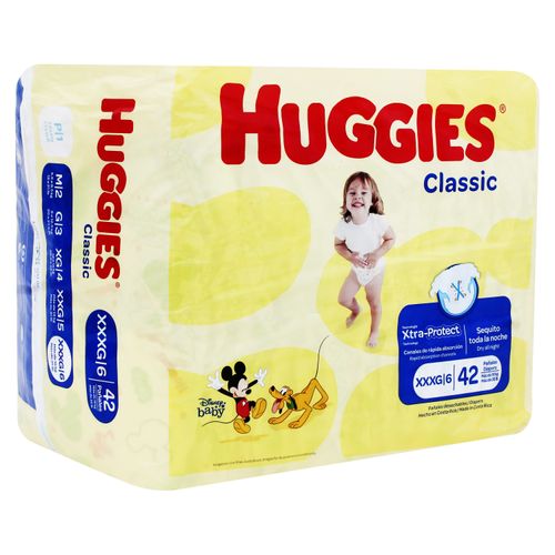 Pana Huggies Classic Supermega Xxxg 42Ea