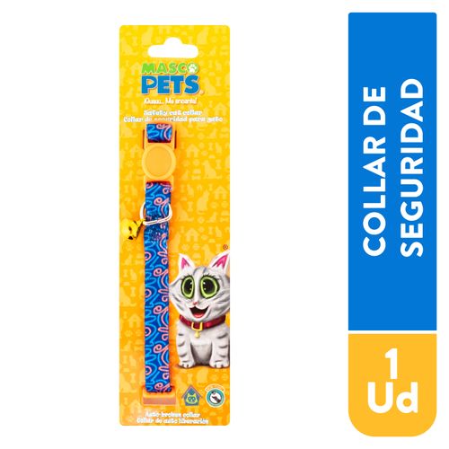 Collar Mascopets de seguridad para gato - ud