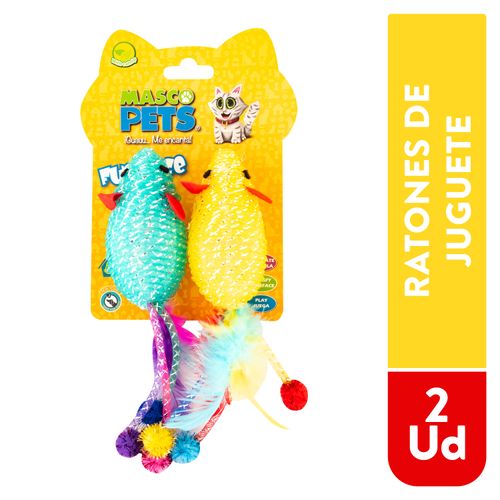 Set de juguetes Mascopets ratones - 2 uds