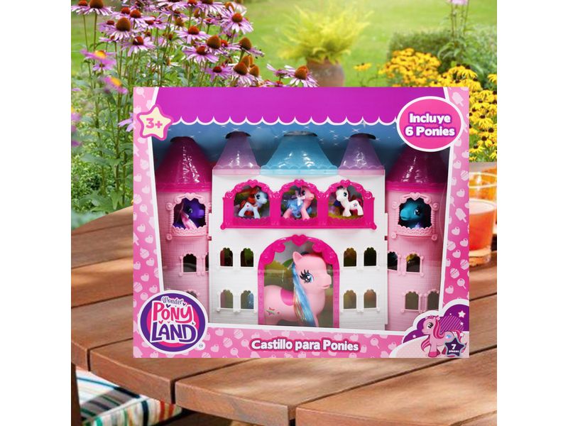 Castillo-para-Ponie-Wonder-Pony-Land-Familia-Pony-Con-Pelo-Brillo-Con-Conjunt-7-11623