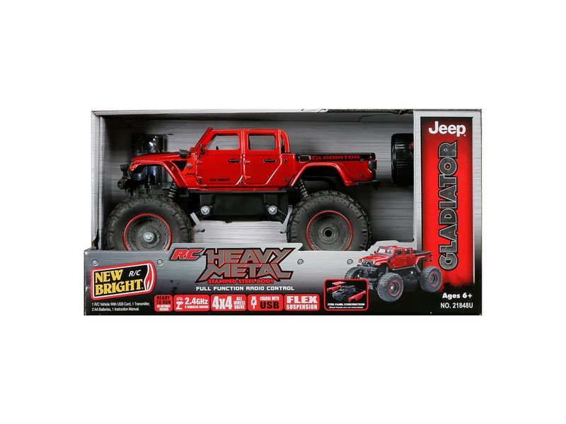 Jeep-Gladiator-juguete-New-Bright-Control-remoto-4x4-metal-Modelo-21848U-4-20541