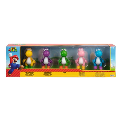 Figuras Yoshi Nintendo, set -5 uds/2.5 pulgadas