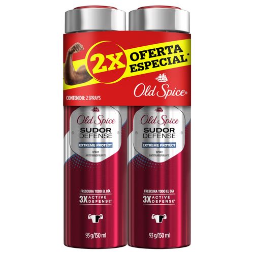 Antitranspirante Old Spice Extreme Protect Aerosol 2Uds - 186g