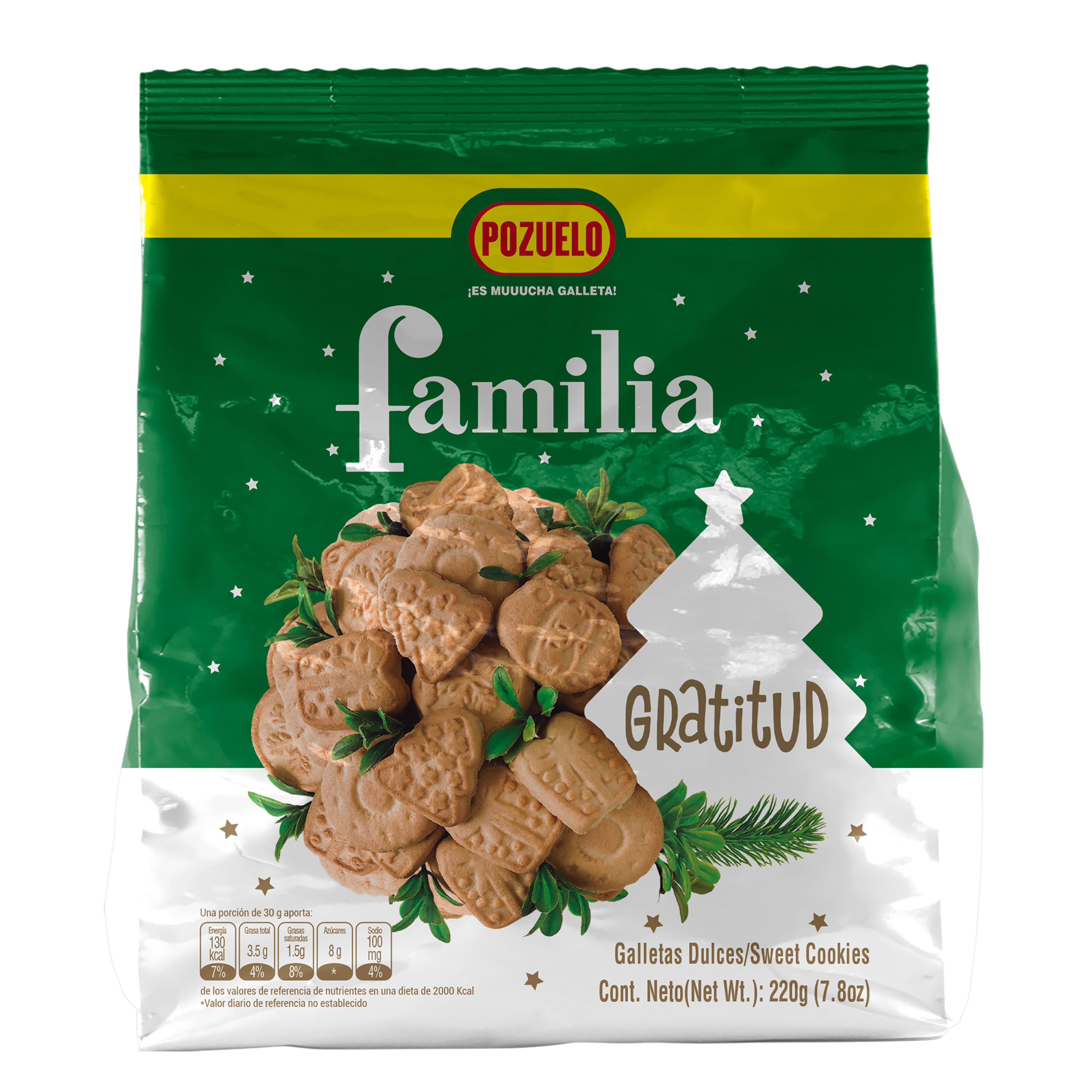 Pozuelo, Caja de Galletas Navideñas 187 g – Cropa Fresh