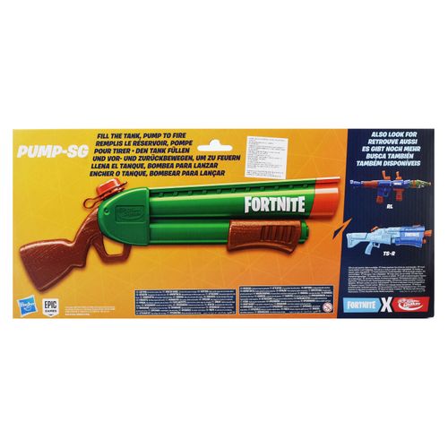 Super Soaker Nerf Lanzador De Agua Fortnite Pump-Sg