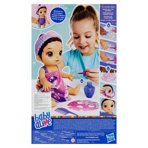Baby Alive Bebe Dia De Spa Pelo Castano