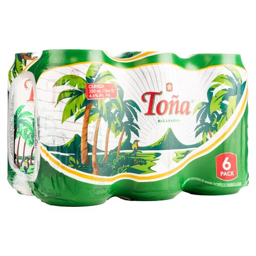 6Pk Cerveza Tona Lata - 350ml