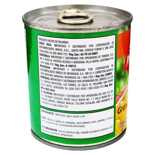Maíz Dulce Sabemas Grano Entero - 200 g