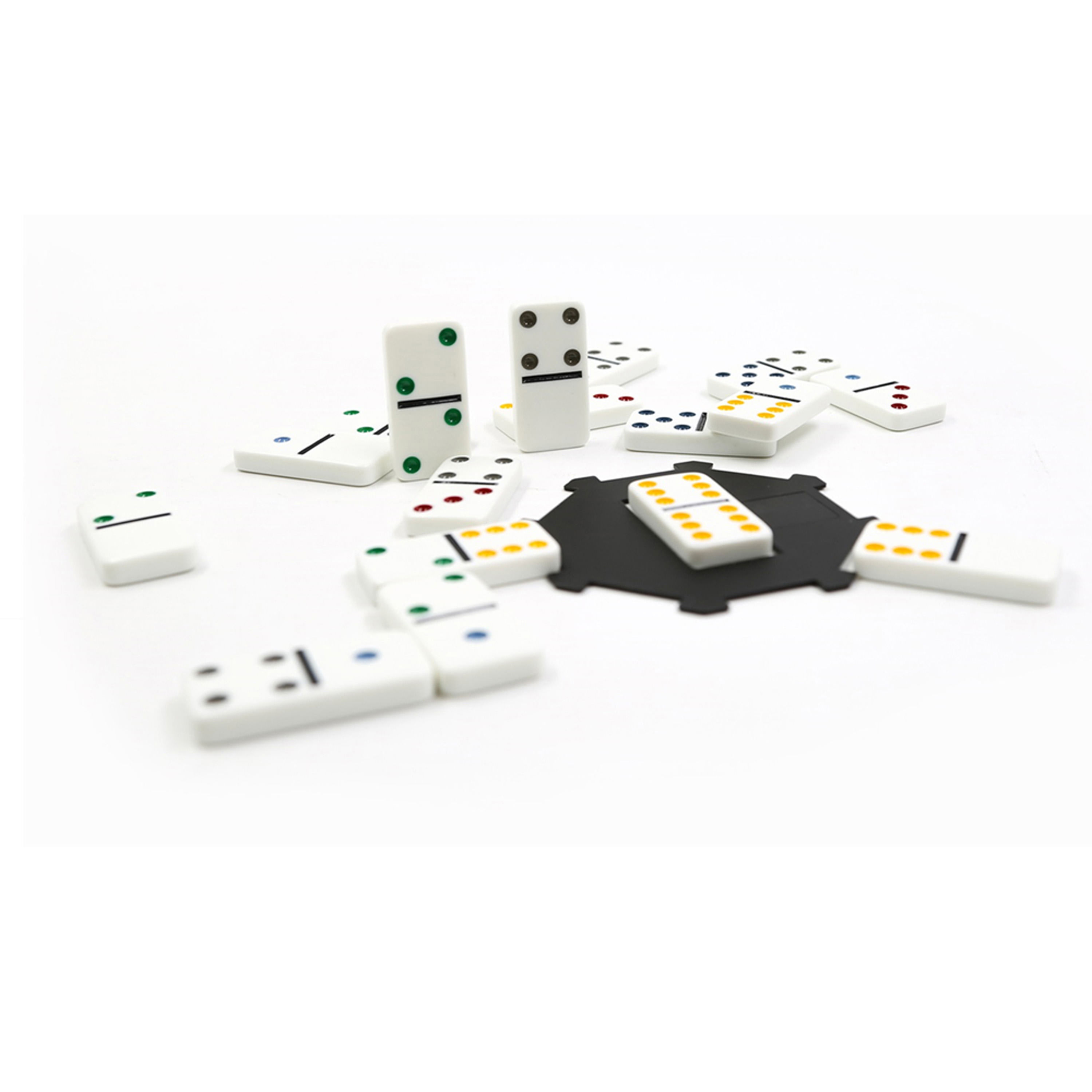 Domino profesional de plástico de PVC con Caja de cuero - China Juego de  Domino y Domino juego de mesa precio