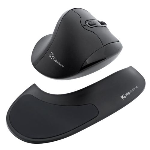 Klip Xtreme - Mouse - 2.4 GHz - Wireless - Black - Resting Pad Business