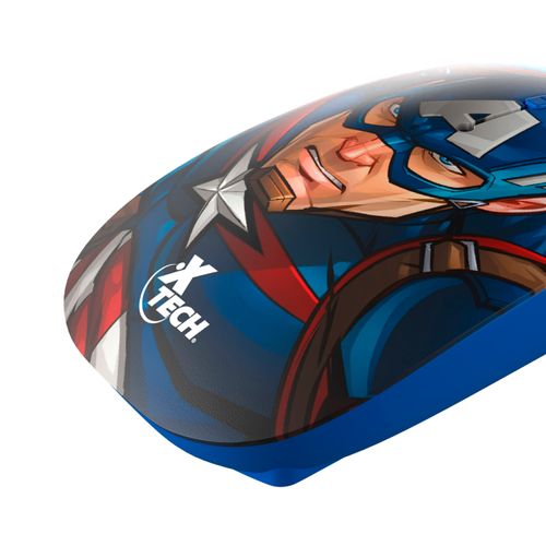 Mouse Inalambrico Capitan America Xtech Xtmm340