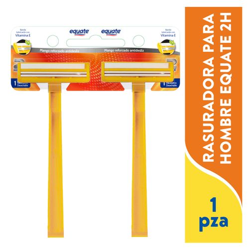 Rasuradora Para Hombre Equate 2 Hojas 1pcs