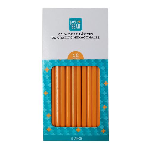 Caja de lapices Pen+Gear, de grafito- 12 Uds