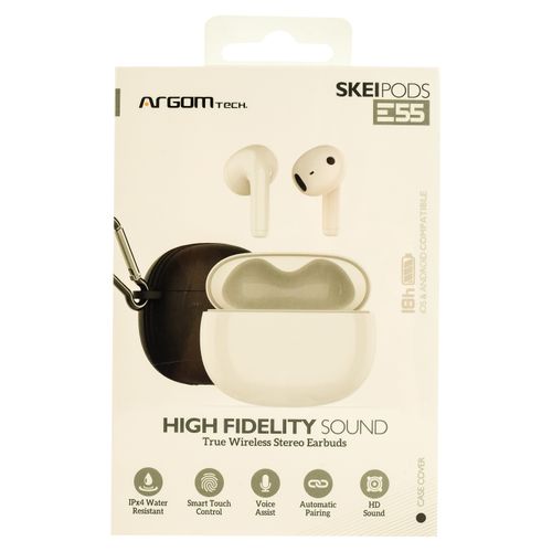 Audifonos Argom Earbuds Bt Skeipods E55 Negro