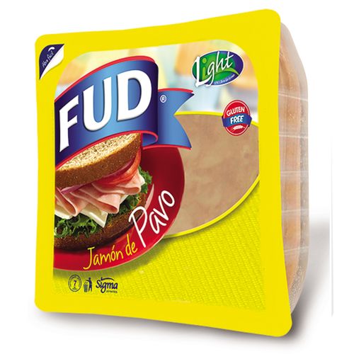 Jamón Fud Con Pavo Ahumado, Light Fuente De Proteína Y Libre De Glúten - 250g