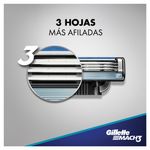 Afeitadora-Recargable-para-hombre-Gillette-Mach3-con-tres-hojas-m-s-fuertes-que-el-acero-1-unidad-3-10384