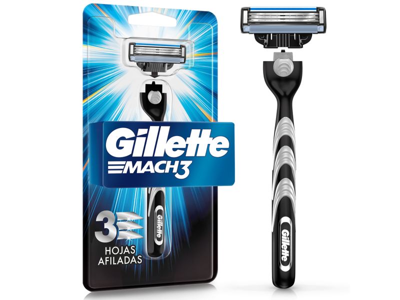 Afeitadora-Recargable-para-hombre-Gillette-Mach3-con-tres-hojas-m-s-fuertes-que-el-acero-1-unidad-1-10384