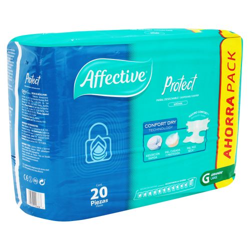 Affective Active Protect Grande 20 Unidades Pañales