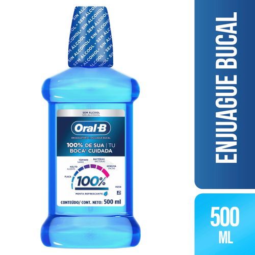 Enjuague Bucal Oral B Rinse 500 Ml