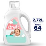 Detergente Líquido Hipoalargénico Dreft Etapa 2 - Bebé Activo 2.72