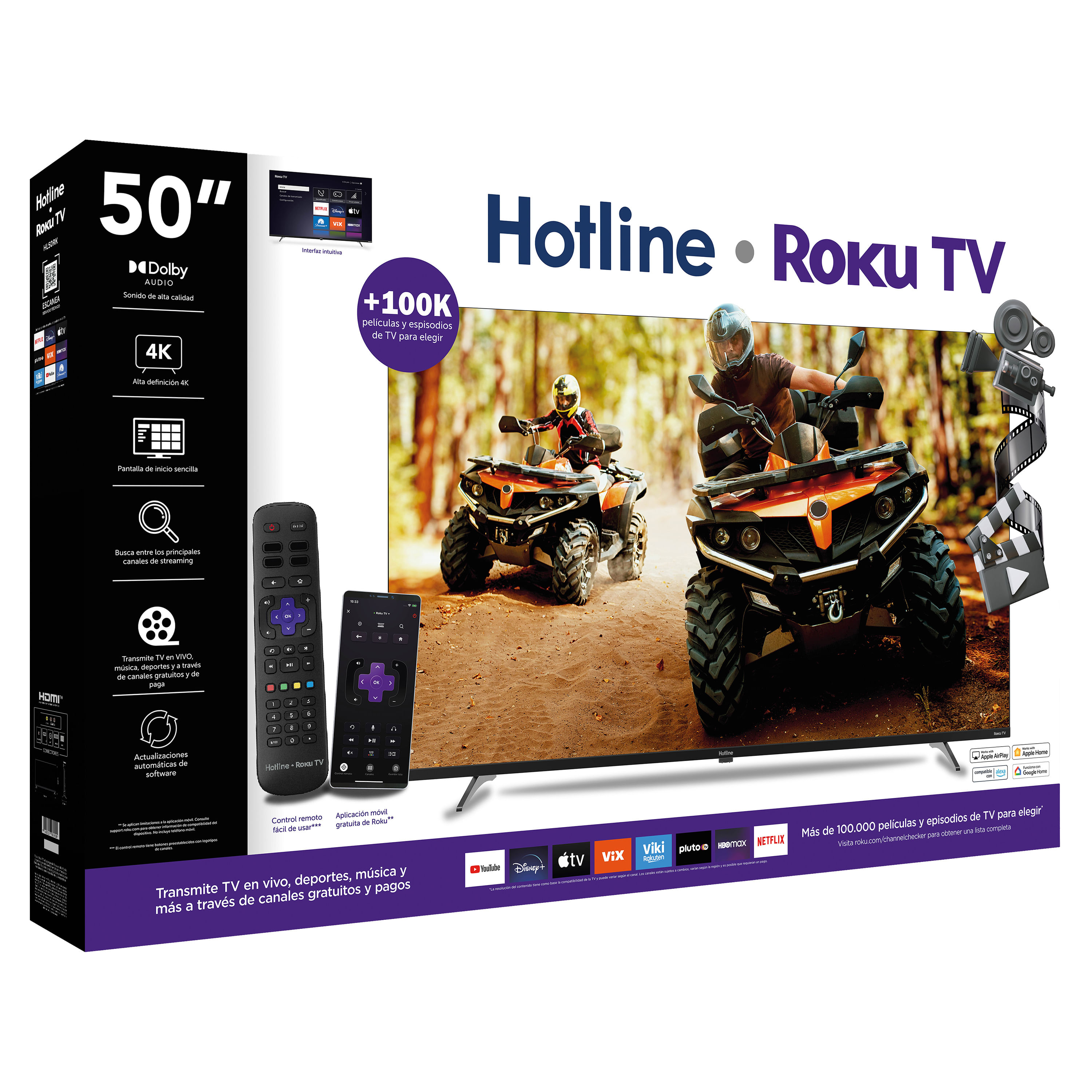 Comprar Pantalla Tv Smart Hotline 43 Pulgadas. Modelo: Hl43A23S | Walmart  Nicaragua