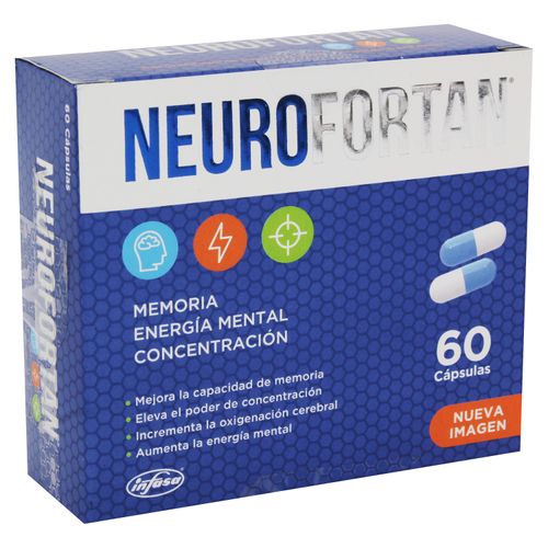 Neurofortan Vitaminas - 60 Cápsulas  -Precio indicado por Unidad-