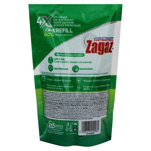 Lavaplatos Zagaz Anti Citrus Doypack - 400ml