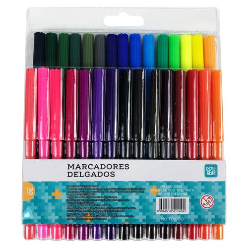 Pen Gear Marcadores Watercolor 30pz