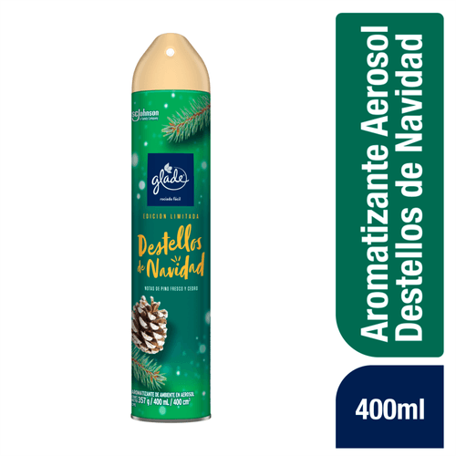 Glade Aerosol Destellos De Navidad 400Gr