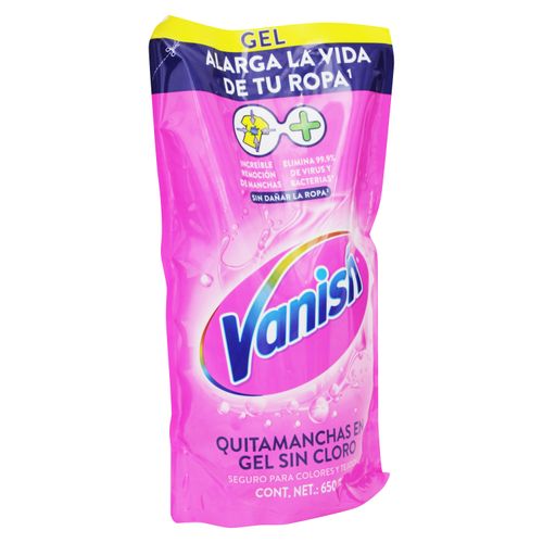 Quitamanchas Vanish Gel Rosa Doypack - 650ml