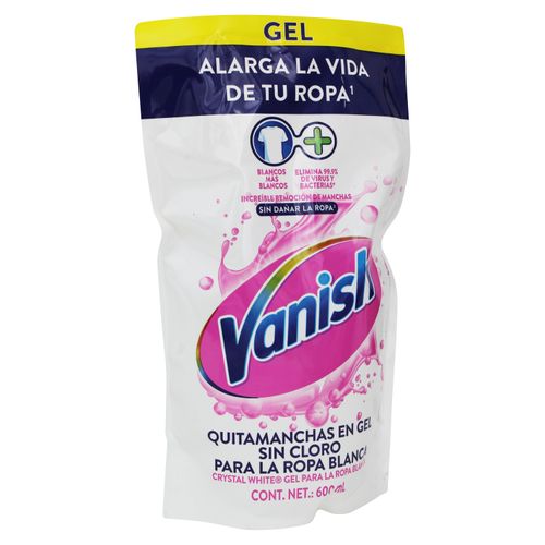 Quitamanchas Vanish Líquido Repuesto Ropa Blanca -600ml