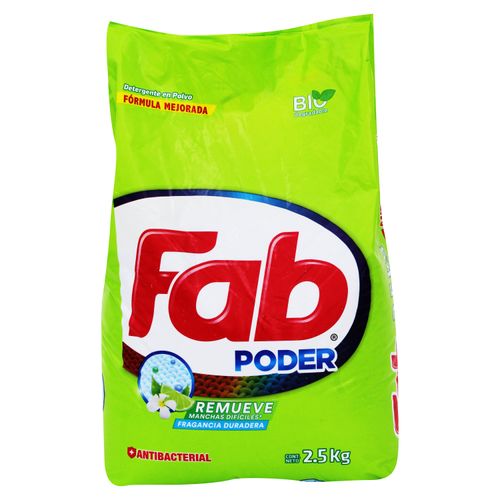 Detergente Polvo Fab3 Limon - 2500gr