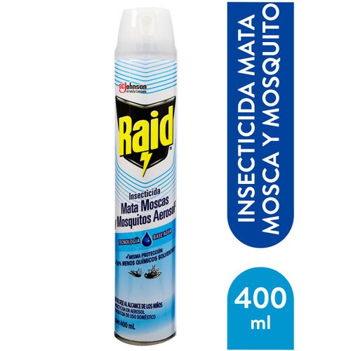 Insecticida En Aerosol RAID® Mata Moscas y Mosquitos - 400ml