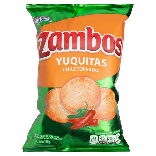 Yuquitas fritas Yummies zambos sabor chile toreado - 130 g