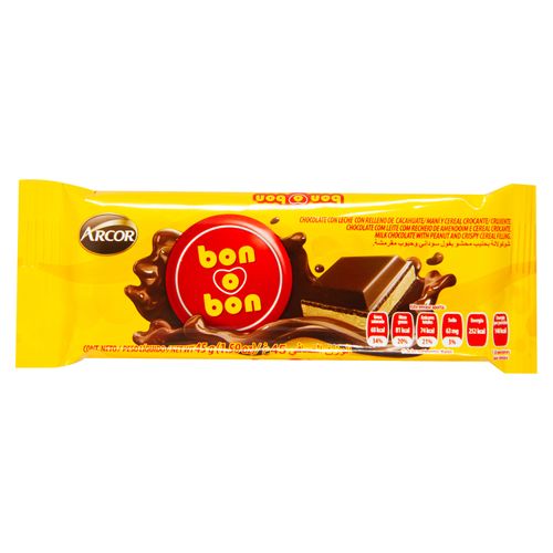 Tableta De Chocolate Arcor Bonobon - 45 g