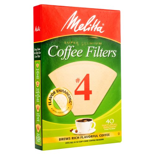 Filtro Para Café Melita De Papel En Cono - 40u