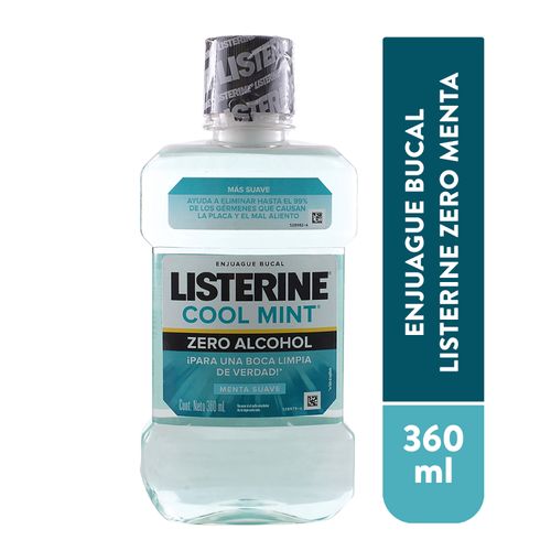 Enjuague Listerine Zero - 360ml