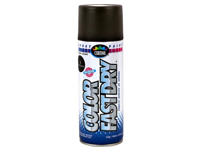 Pintura-Anticorrosivo-de-Acr-lico-Corona-Fast-Dry-Color-Mate-Negro-para-Interior-y-Exterior-13-5-onzas-1-20004