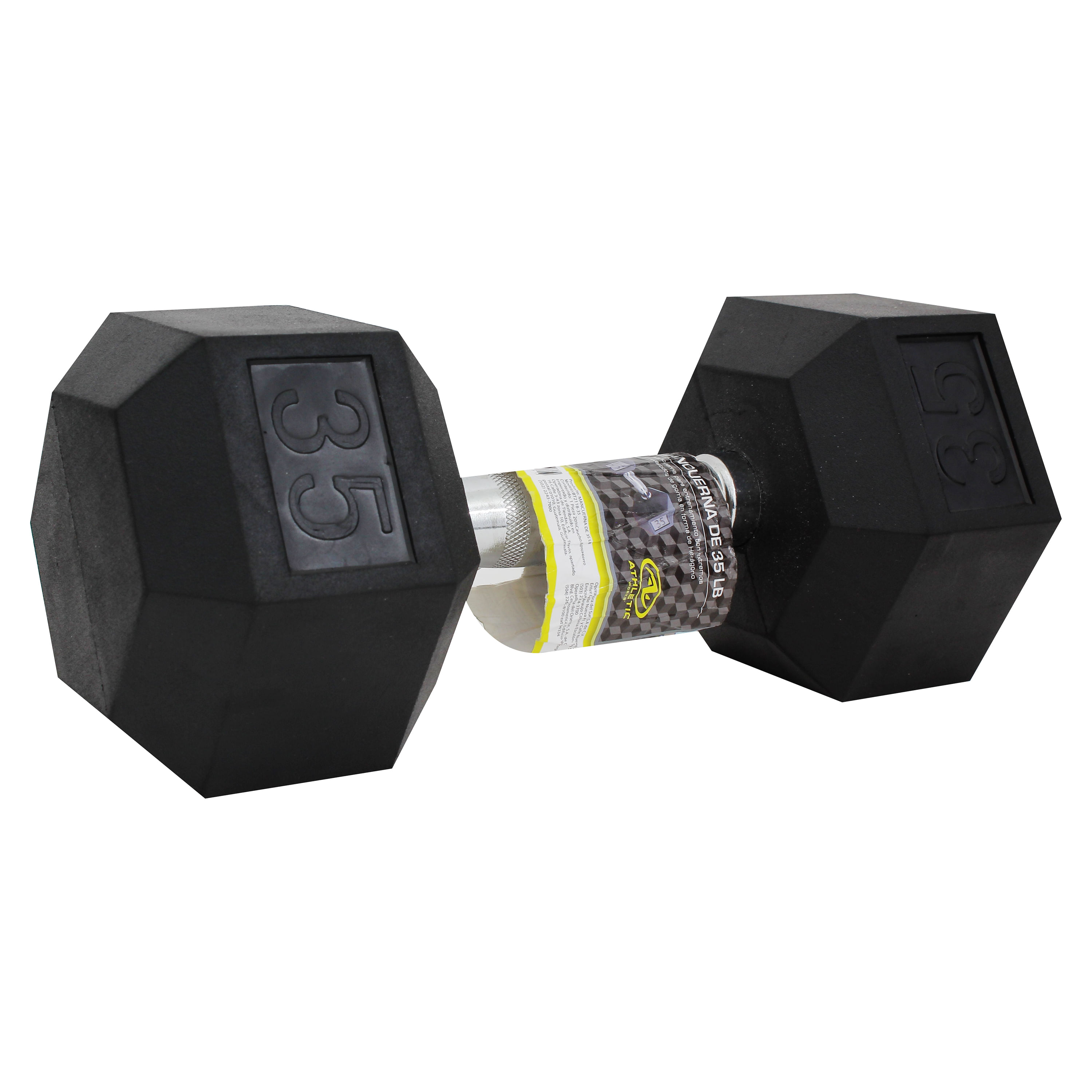 Mancuerna Hexagonal Diseño Antivuelco - McFitness