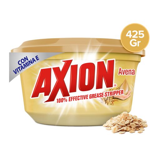 Lavaplatos Axion En Crema Avena Y Con Vitamina E - 425g