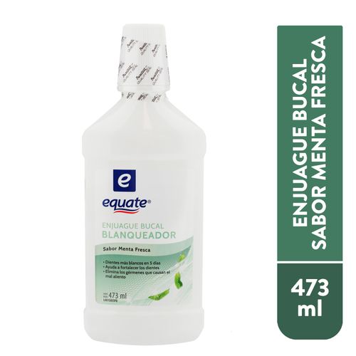 Enjuague Equate Glowing White Rinse Menta - 473ml