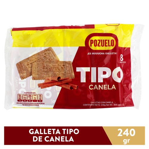 Galleta Pozuelo Tipo Canelita - 240gr