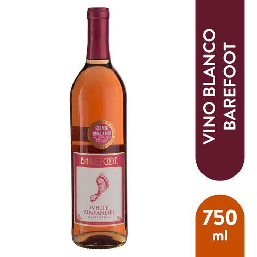 Vino blanco Barefoot white zinfandel - 750 ml