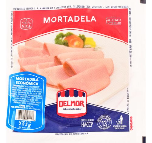 Mortadela Delmor Economica - 225 g