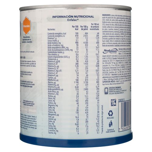 Formula Enfalac Enfagrow -375g